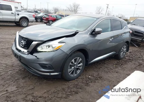 2017 Nissan Murano S z USA, uszkodzony, nr VIN 5N1AZ2MH5HN169401